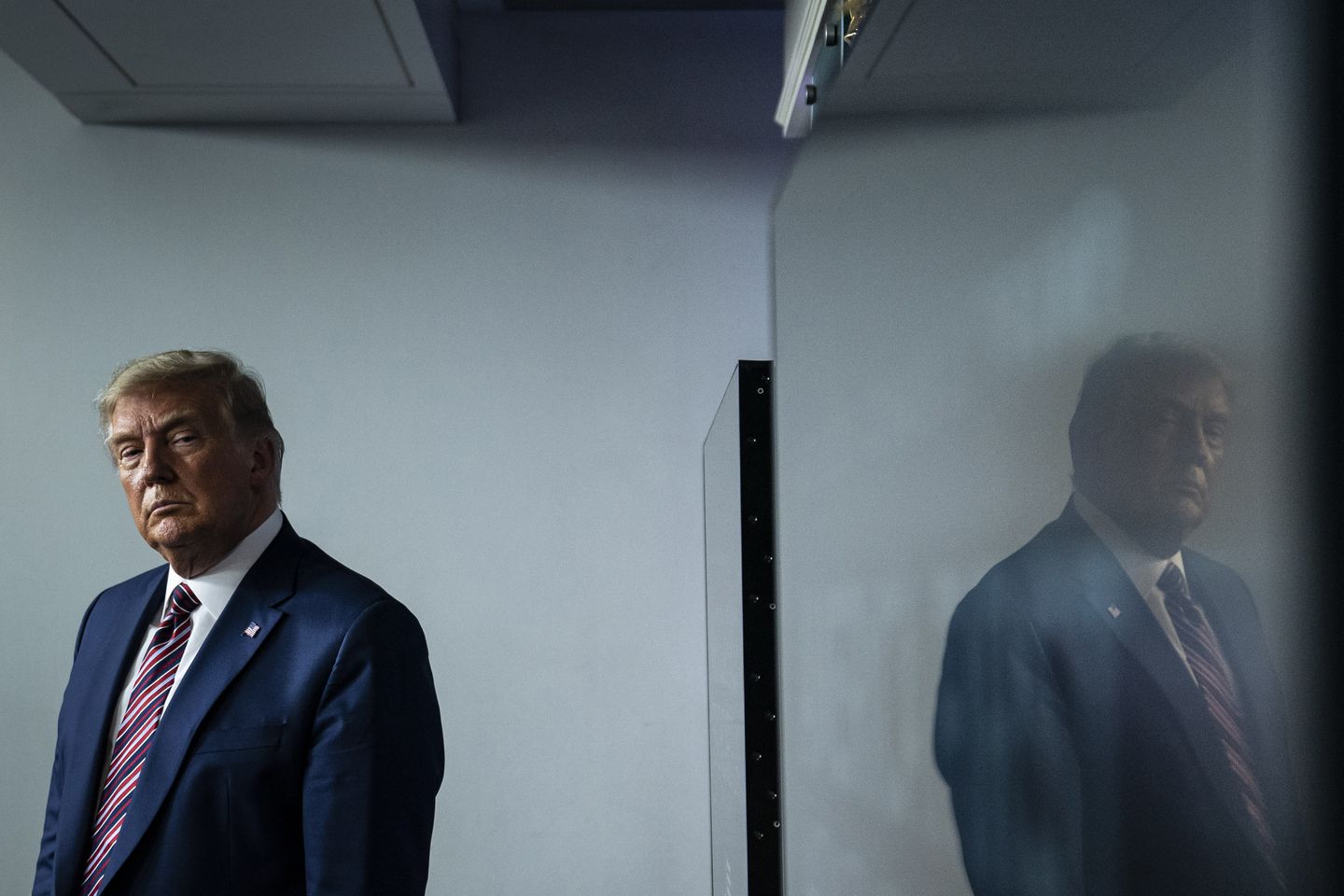 President Trump has repeatedly — and falsely — claimed that the 2020 election was rigged. Trump is pictured above at the White House on Friday, Nov 20, 2020.